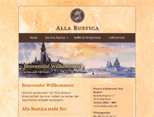 Tablet Screenshot of alla-rustica.de